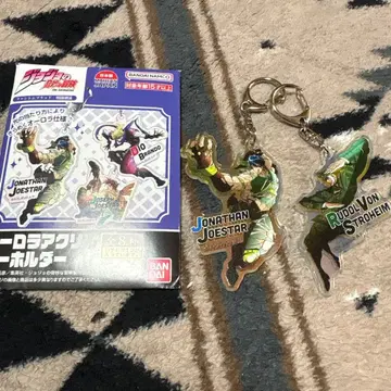 죠죠의 기묘한 모험 오로라 아크릴 키링 2개 세트