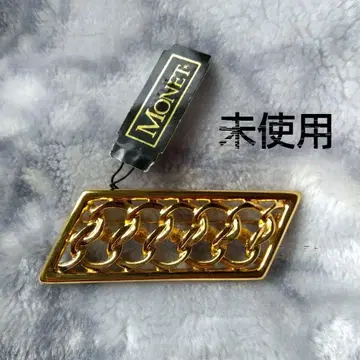 [ 미사용 ] MONET 모네 브로치 골드