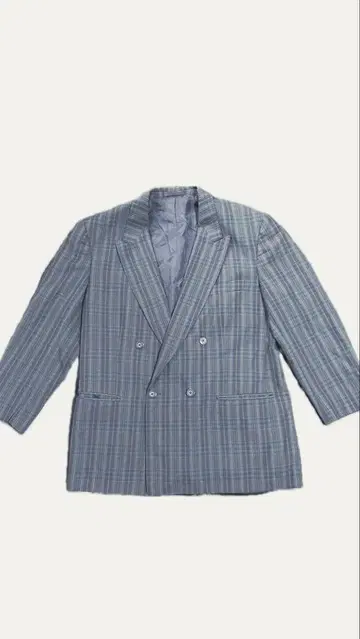 네이비 계열 테일러드 자켓 더블 브레스트 울 100% 잉글랜드제