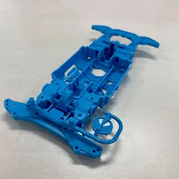 미니 사륜구동 MS 섀시 MS 프렉 가공품 (라이트 블루)