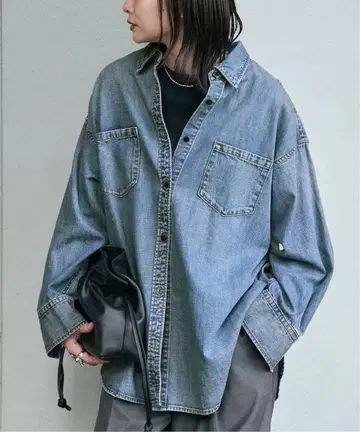 저널 스탠다드 라이트 온스 데님 셔츠