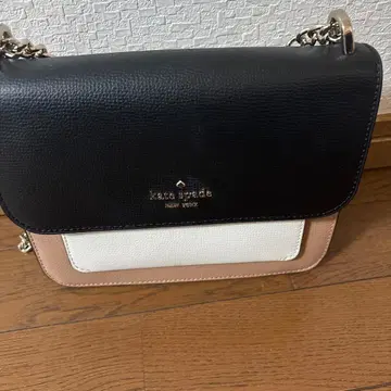 케이트 스페이드 숄더백 블랙/베이지/화이트
