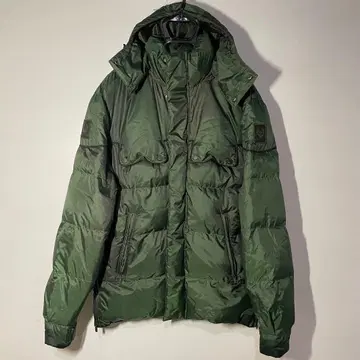 BELSTAFF 구스 다운 자켓 다크 그린 이탈리아제