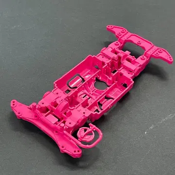 미니 사륜구동 MS 섀시 MS 프렉 가공품 (핑크)