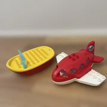 레고 듀플로 비행기와 보트 세트