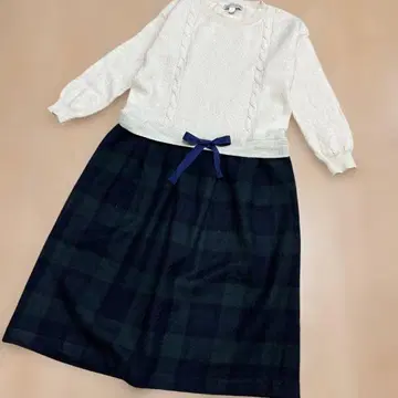 휴먼 우먼 긴팔 니트 원피스 M 도킹 원피스