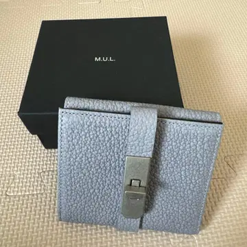 M.U.L. 미니 지갑 - 그레이 - 주름 엠보