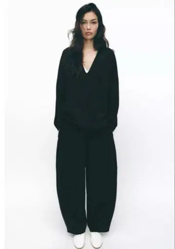 ZARA 인터락 벌룬 팬츠 XS 미사용 택 포함