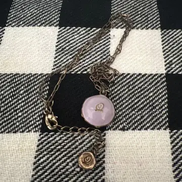 마카롱 실버 목걸이 블루베리