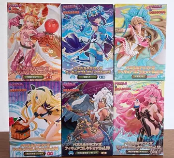 퍼즐 앤 드래곤 피규어 묶음 판매 6세트