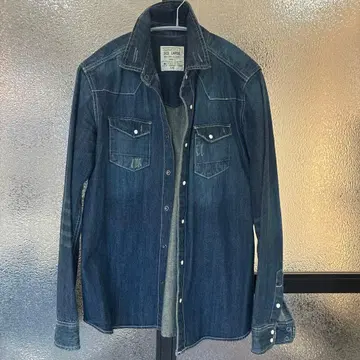 웨스턴 데님 셔츠