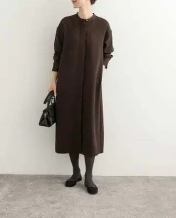 URBAN RESEARCH DOORS 울라이크 트윌 셔츠 원피스