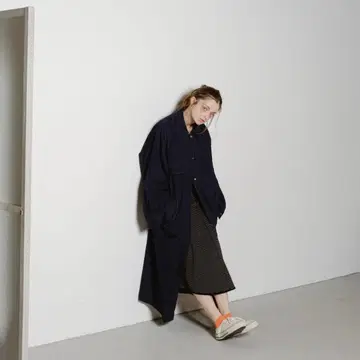 프론트 지퍼 트렌치코트 (DENIM) PINUE 피누에 택 포함