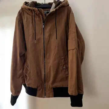 LL 후드 부착 브라운 자켓 M 사이즈