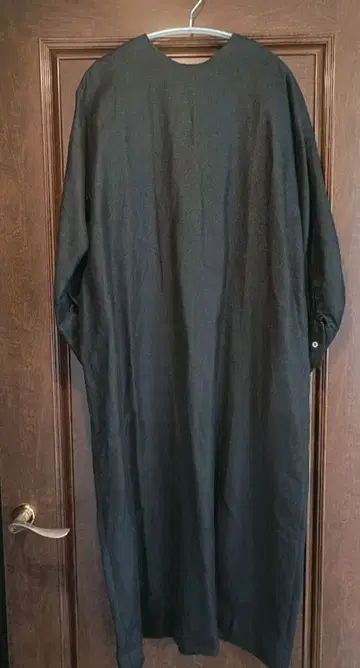 핸드메이드 린넨 원피스 블랙 포멀 작가 블랙 심플