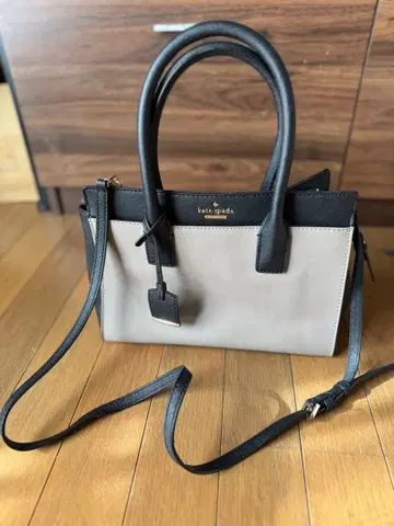 케이트 스페이드 숄더백 베이지/블랙