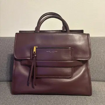 MARC JACOBS 다크 퍼플 핸드백