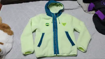 조던 플리스 후디 라임 그린 계열