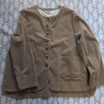 CUORE STORE MARKET 노카라 자켓 베이지