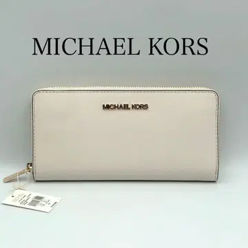 새상품 미사용 [초기 흠집 있음] MICHAEL KORS 화이트 장지갑