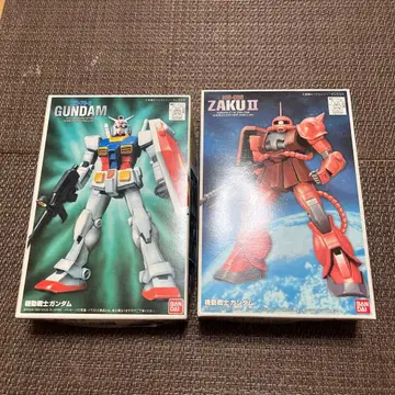 GUNDAM & ZAKU II 프라모델 세트