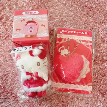 산리오 헬로키티 키티 당첨 복권 마스코트 백참 소품함