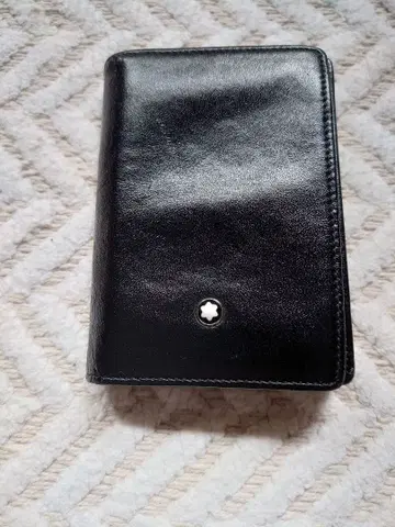 MONTBLANC 몽블랑 명함지갑 카드 케이스 가죽 블랙