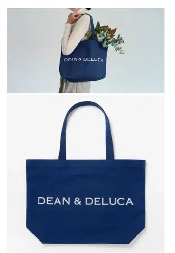 DEAN & DELUCA 라피스 블루 토트백 L 사이즈 미사용 새상품