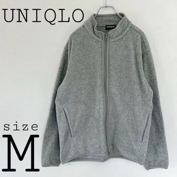 유니클로 [ M ] 플리스 자켓 그레이 계열 집업 캐주얼 스트릿