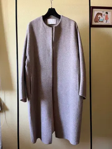 Ballsey 노카라 코트 베이지