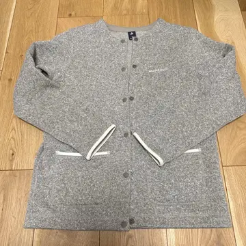 mont-bell 버튼 가디건 플리스 M 그레이