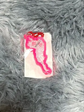 [ 새상품 ] 비와코 키링 발바닥 핑크 졸졸