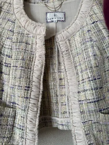 KUMIKYOKU 트위드 자켓 사이즈 2