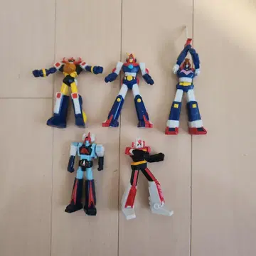 가샤폰 애니메이션 로봇 피규어 5체 세트