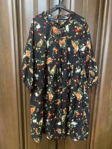 핑크하우스 체리 프린트 원피스