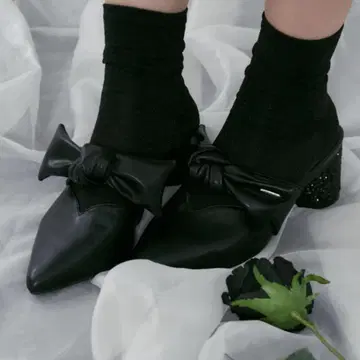 [ EATME ] BIG 리본 뮬