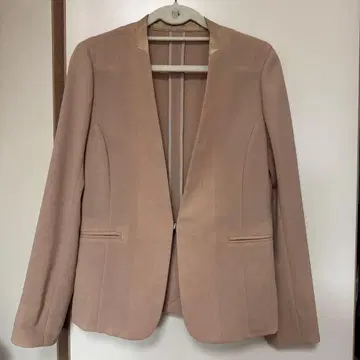 UNITED ARROWS 노카라 자켓 베이지