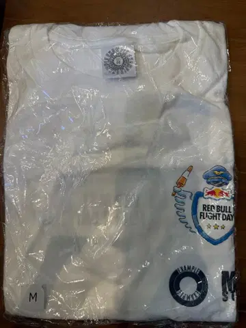 Red Bull Flight Day 셔츠 M 사이즈 타월 스티커