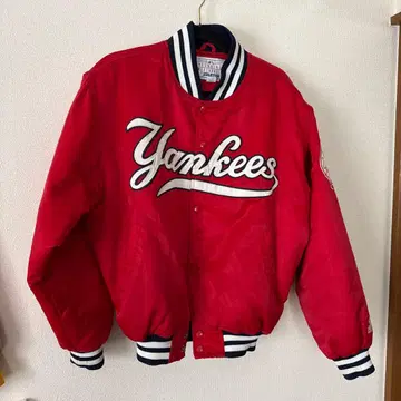STARTER Yankees 레드 바시티 자켓 S