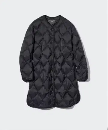 단종품 레어 유니클로 울트라 라이트 다운 릴랙스 코트 블랙 L