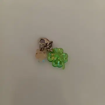 산엑스 헤이세이 레트로 지퍼 홀더 클로버 토끼