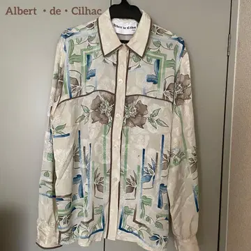 Albert de Cilhac 앙베르 드 실아크 빈티지 블라우스