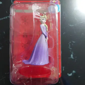 엘사 피규어 보라색 드레스