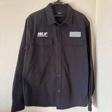 HUF 블랙 긴팔 셔츠