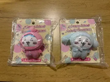 나가노 프렌즈 x 산리오 마스코트 브로치 치이카와 (먼작귀) 하치와레