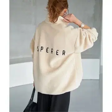 스픽앤스팬 새상품 택류 없음 백로고 보아 블루종 내추럴