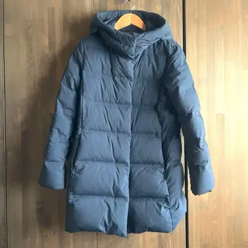 새상품급 유니클로 심리스 다운 숏코트 네이비