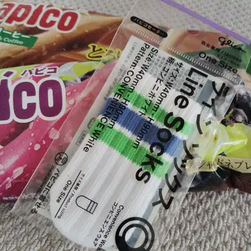 글리코 파피코 & 라인 양말