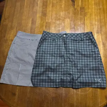 PUMA adidas 골프 여성용 스커트 2개 세트