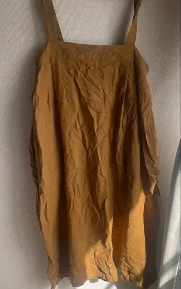 samansaMos2 브라운 스트랩 살로펫 원피스